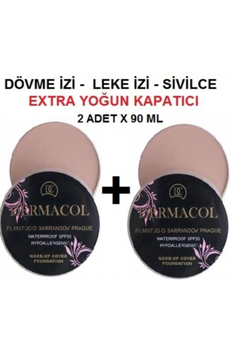 Mardinal Yoğun Kapatıcı Fondoten Porselen Makyaj Leke Iz Dövme Kapatıcısı Açık Ten 211 2 Adet 90+90 Ml