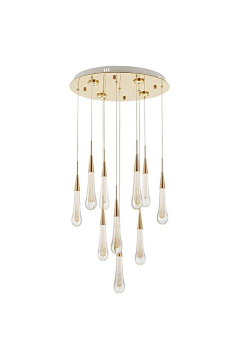 Eray Aydınlatma 1707-10 10 Lu Sarı Led Avize