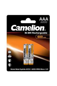 CAMELİON 600 Mah Ince Kalem Aaa Şarjlı Pil 2li Paket