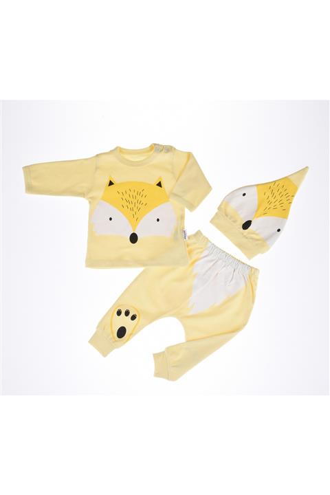 Necix's Bebe Unisex Bebek Şapkalı Kostüm Takım