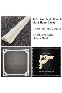 Dekonil Sofia 4cm Eagle Plastik Hazır Duvar Çıtası Paketi 120*120cm
