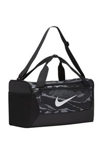 Nike Spor Çantası Duffel Bag S 50cm Siyah Gri Desen