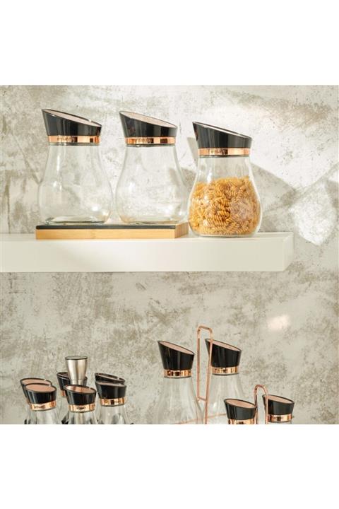 Emsan Alpha Rose Gold 3'lü Orta Boy Kavanoz Seti