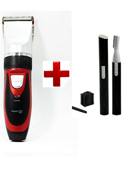 By adm Powerabc Profesyonel Saç Sakal Traş Makinesi Kablosuz + Kaş Bıyık Kıl Burun Tüy Alma Makinesi