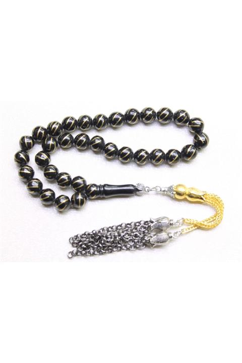 BİRİNCİ TESBİH Işlemeli Oltu Tesbih