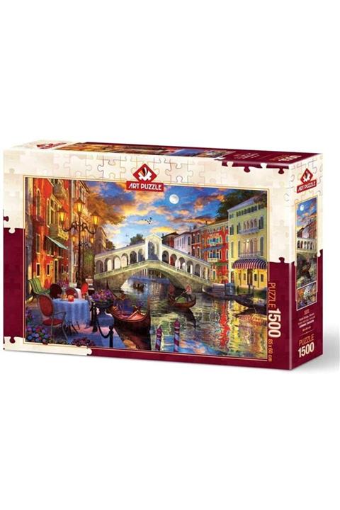 Art Puzzle 1500 Parça Rıalto Köprüsü Venedik 5372