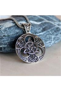 northstarshop Celtic Triquetra Kelt Üçgeni Çelik Kolye