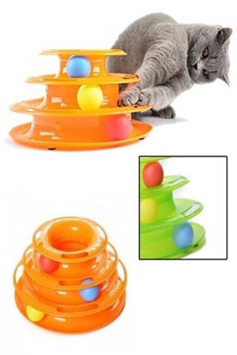 Trend Sanal 3 Katlı Kedi Oyuncağı Tower Of Tracks