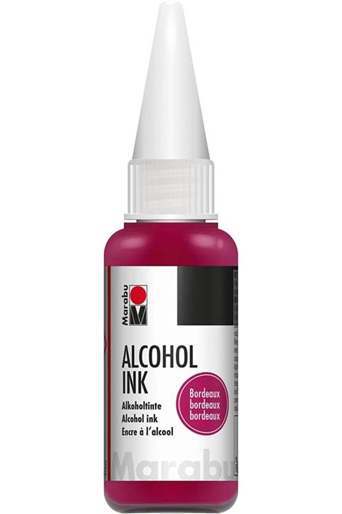 Marabu Alcohol Ink Alkol Bazlı Mürekkep 20 Ml. Bordeaux