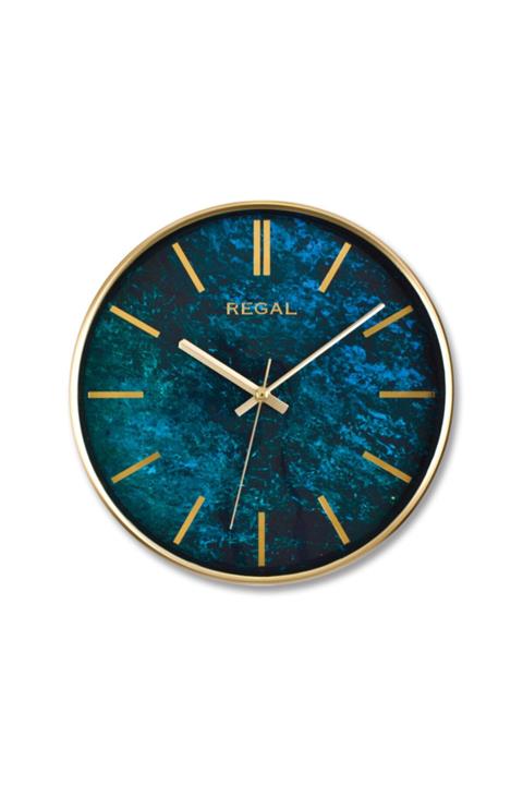Regal 0250 Gh2 Ince Çerçeve Oniks Mermer Desen Duvar Saati