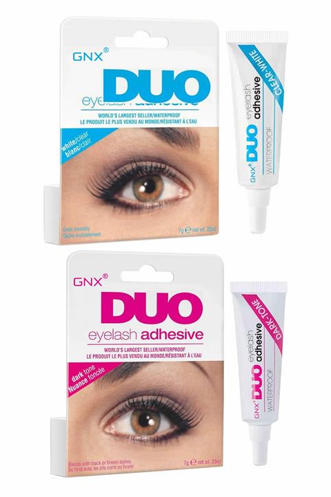 GNX Duo 2'li Takma Kirpik Yapıştırıcısı (white-dark)
