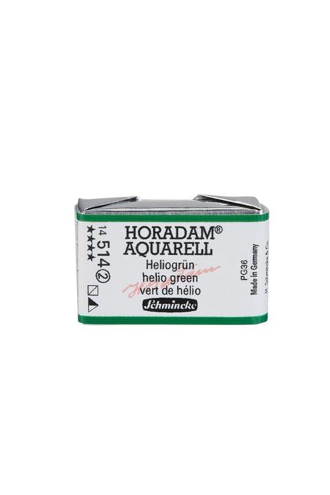 Schmincke : Horadam Aquarell Artist : Tam Tablet Sulu Boya : Seri 2 : 514 Helio Green