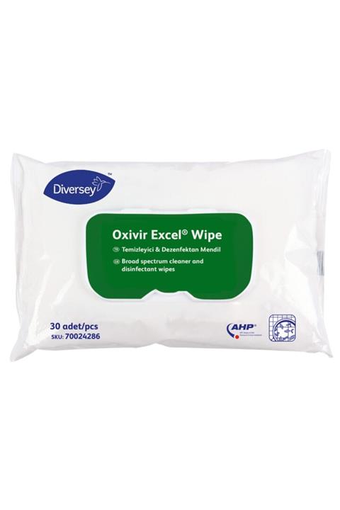Diversey Oxivir Excel Wipe Dezenfektan Mendil 30lu - 70024286