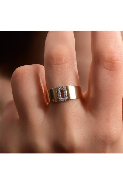 Goza Jewellery Opera Harf Altın Yüzük