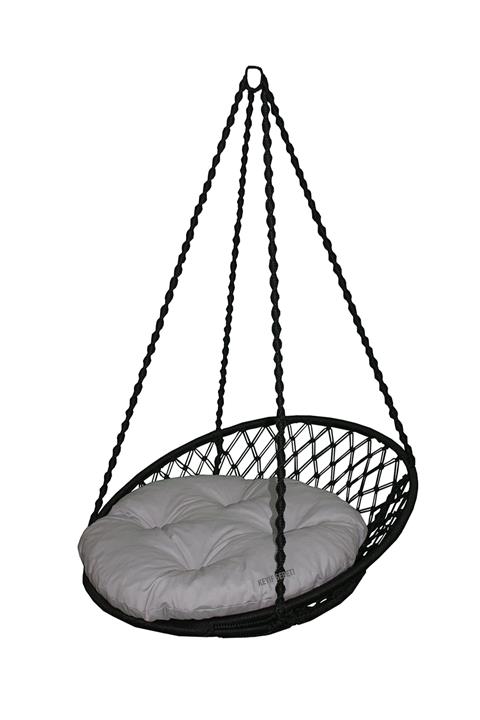 KEYİF SEPETİ Relaks Siyah (gri Minderli)