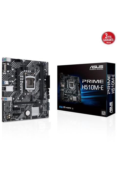 ASUS Prıme H510m-e Lga1200 Intel H510 Matx Anakart