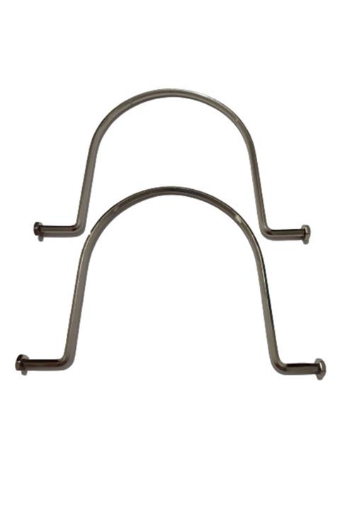 Giftbreak Metal Vidalı Model Gümüş Çanta Sapı 13 cm