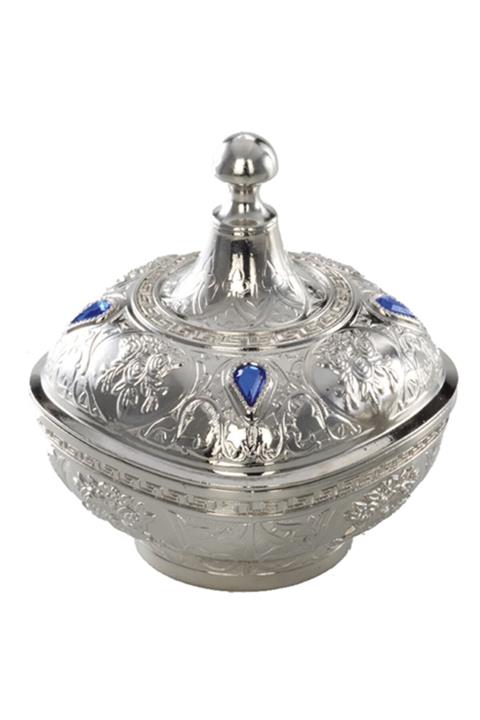 ARSAL Tombak Şekerlik Mavi Taşlı