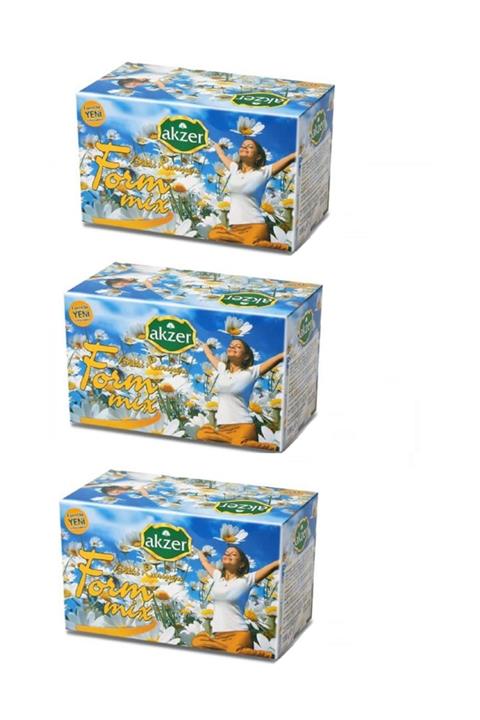 Akzer Form Mix Bitki Karışımlı Toz 100 gr 3 adet