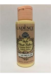 Cadence Style Matt Kumaş Boyası 59ml. F604 VANİLYA SARI