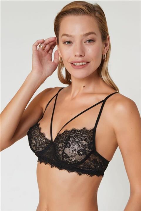 Cansoy Siyah Kadın Sütyen Takım