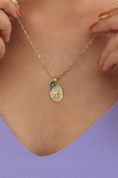 İNFİNİ TAKI Kadın Gümüş R Harf Kolye