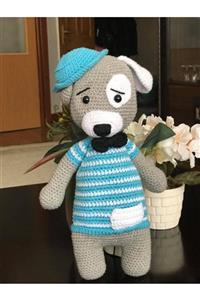 Almila Store Organik Amigurumi Oyuncak Köpek Antibakteriyel Uyku Arkadaşı