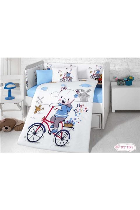 Komfort Home Bebek Uyku Seti 8 Parça Ranforce %100 Pamuk (byke)