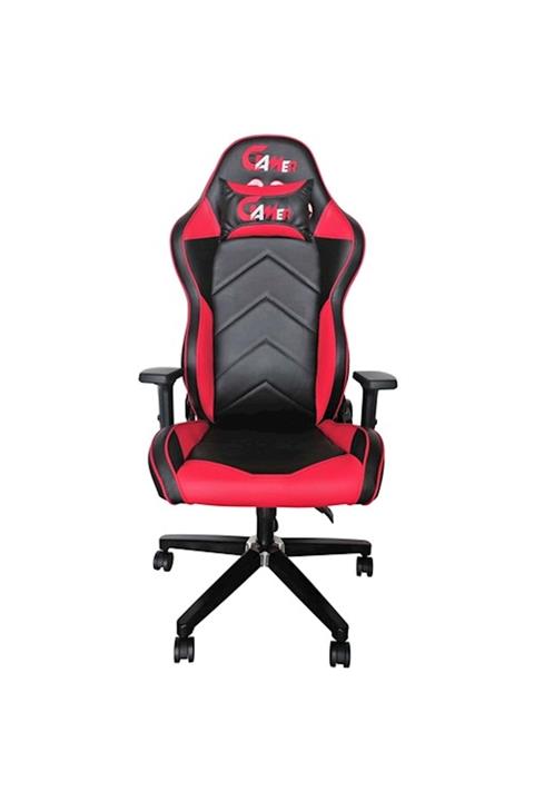 GAMERX Gamer X Sabit Kırmızı Siyah Oyuncu Koltuğu