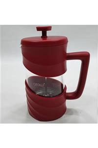 AROW Cam French Press Kırmızı Renkli 350ml