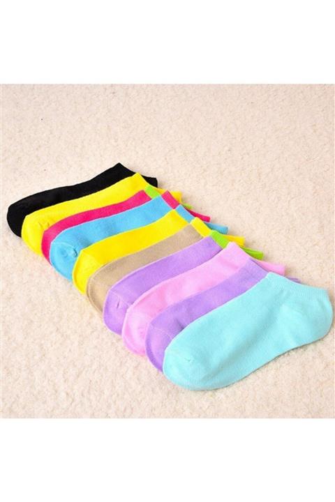 BGK Kadın Renkli Patik Çorap