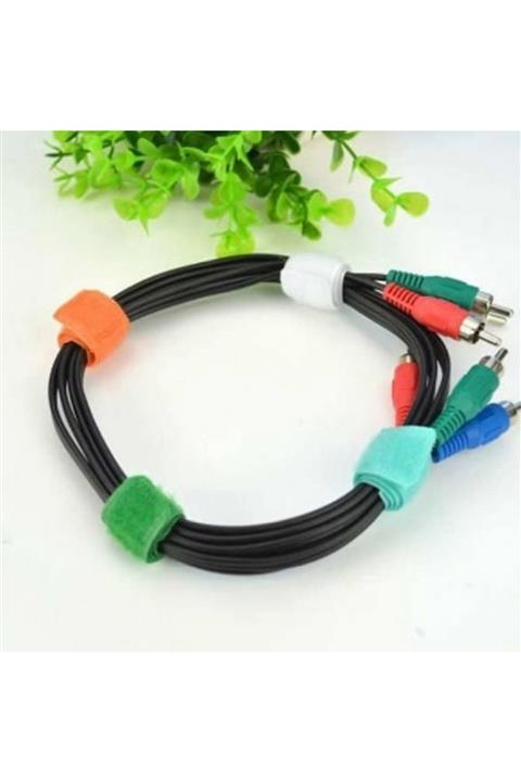 Modauyum Cırt Bantlı Kablo Düzenleyici Kablo Toparlayıcı 6 Adet