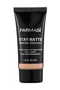 Farmasi Fondöten - Stay Matte Foundation Neutral No: 03 30 ml 8690131712037