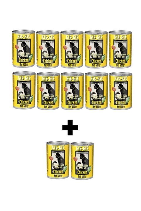Prof Pet Corporation Kis Kis Kis-kis Tahılsız Tavuklu Kedi Konservesi 400 Gr X 12 Adet