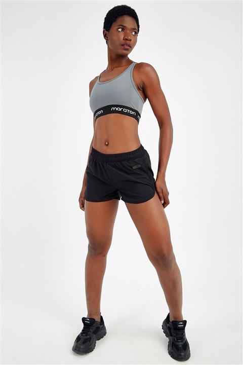 MARATON Kadın Gri Fitness Spor Sütyen