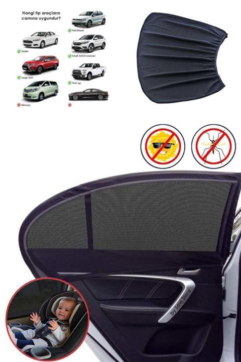 Wmoloxs Araba Yan Cam Güneşlik Araç Arka Koltuk Güneş Koruma Perde Oto Anne Bebek Emzirme Örtüsü