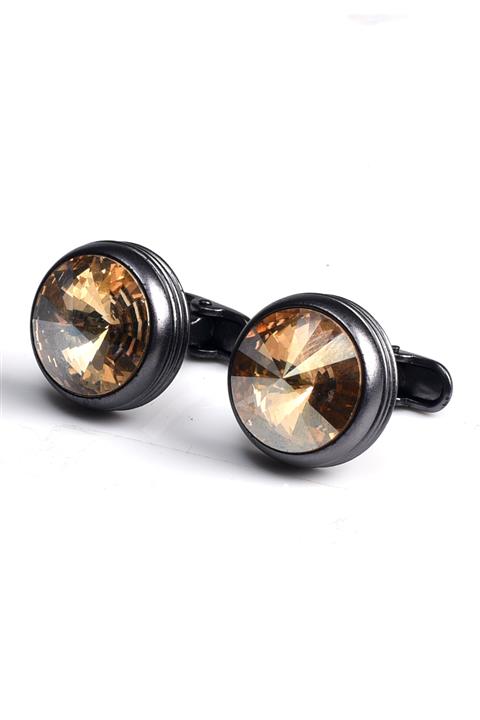 Esgue Taşlı Kol Düğmesi A. Sarı