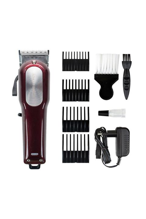 İnter Inter Mac 3 Tc-1453 Profesyonel Traş Makinesi Saç Sakal Kesme 100459 Kırmızı