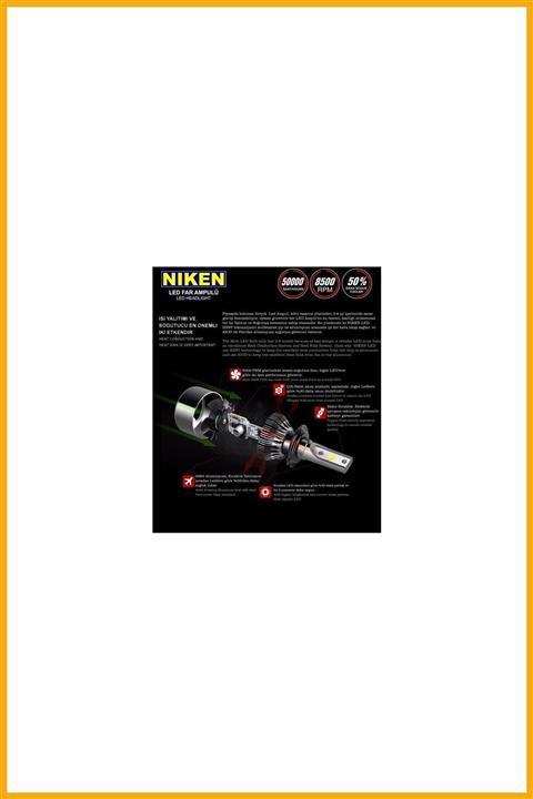 AAVDAN Ampul H10 Led Xenon Set 6500k 12v