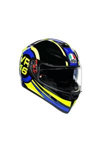 AGV Siyah K3 Sv Top Ride 46 Kapalı Kask