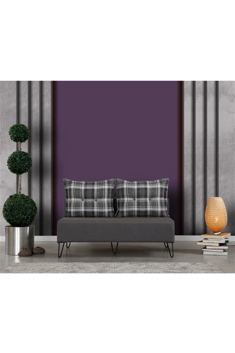 PASİFİC HOME Roha Çiftli Koltuk Koyu Gri