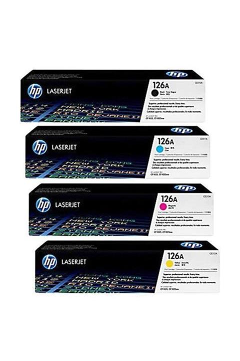 HP 126a 4 Renk Set Toner (avantajlı Paket)