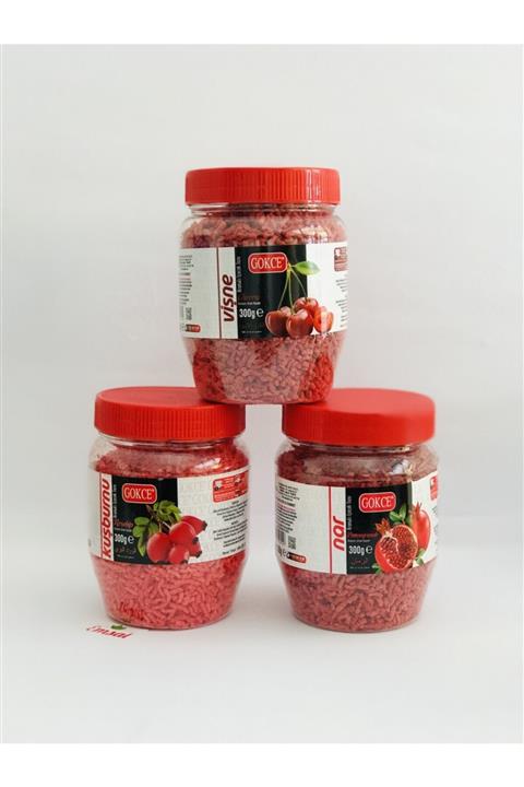 GÖKÇE ORALET Vişne+nar+kuşburnu 300gr.*3adet