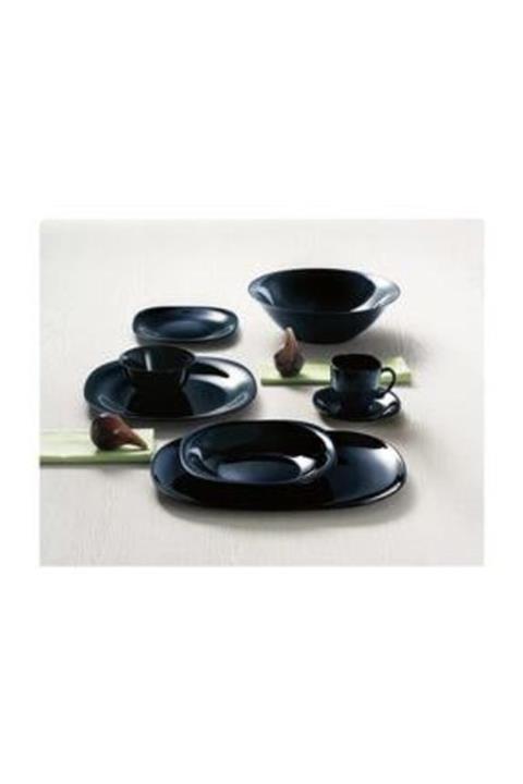 Luminarc Carine Siyah 6 Adet 21 cm Yemek 6 Adet 27 cm Servis 6 Adet 12 cm Çorba 1 Adet 27 cm Salata Tabağı