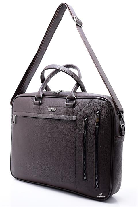LOS ANGELES POLO CLUB Unisex Kahverengi Laptop & Evrak Çantası