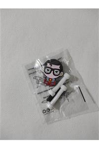 özaytasarım Superman Clark Kent Figürü Usb-şarj Kablo Koruyucu
