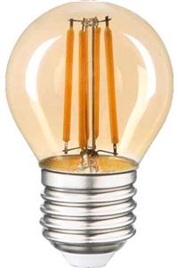 Heka G45 Filament Edison Tip Rustik E-27 Bal Cam 6 W Led Ampul - Günışığı Erd-43