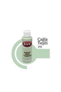 Rich 130 Ml Akrilik Boya No:195 Çağla Yeşili