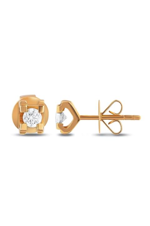 Ice Diamond 0,13ct Pırlanta Tektaş Küpe