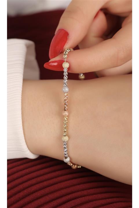 Marylebone Silver Dorika Toplu Gümüş 3 Renk Bileklik